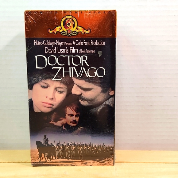2/$20💥 DOCTOR ZHIVAGO VHS Deluxe Double Tape Set [1988] Factory Seal - Picture 1 of 7